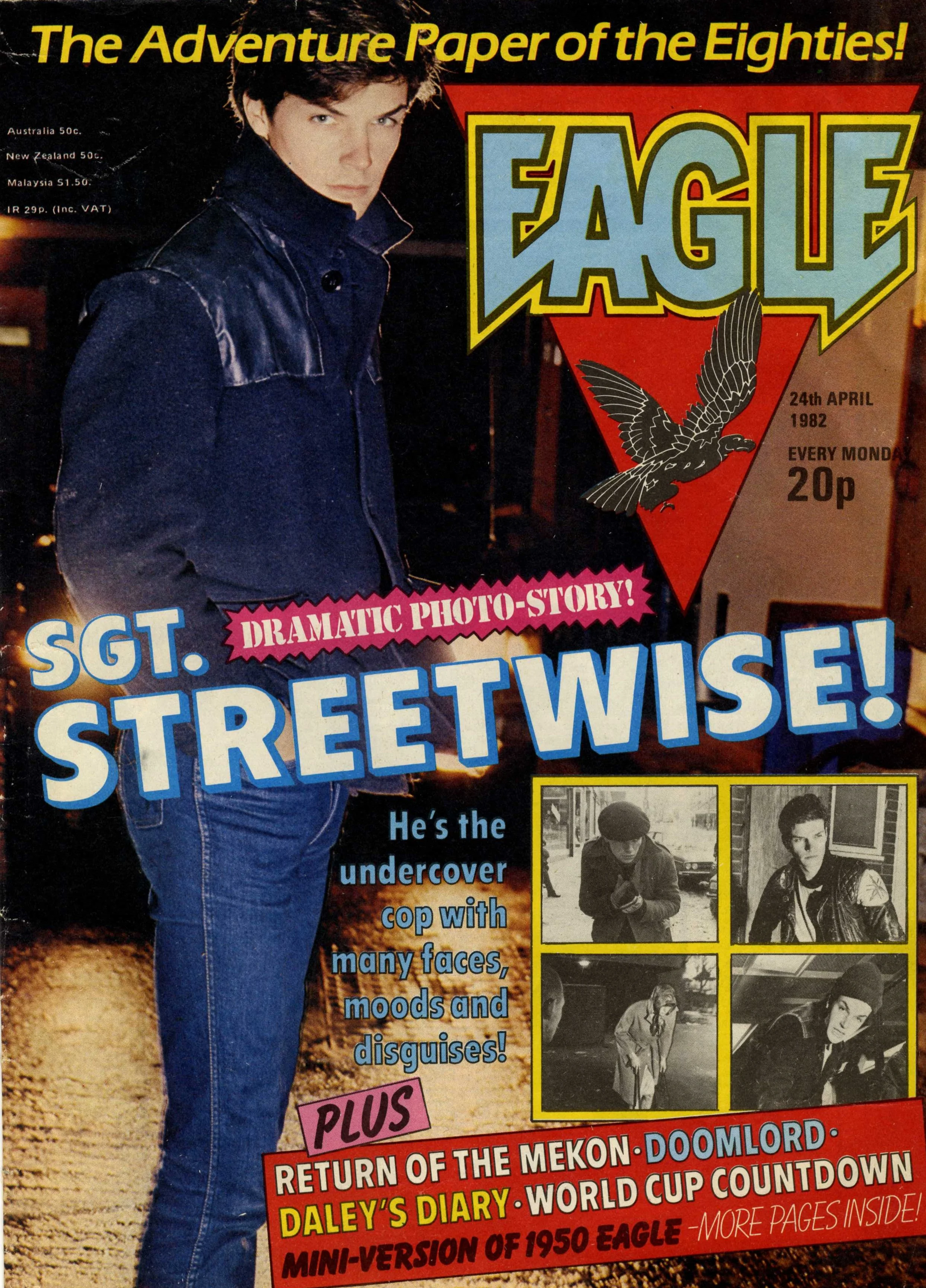 On this day, 24 April 1982: Eagle — GREAT NEWS FOR ALL READERS!